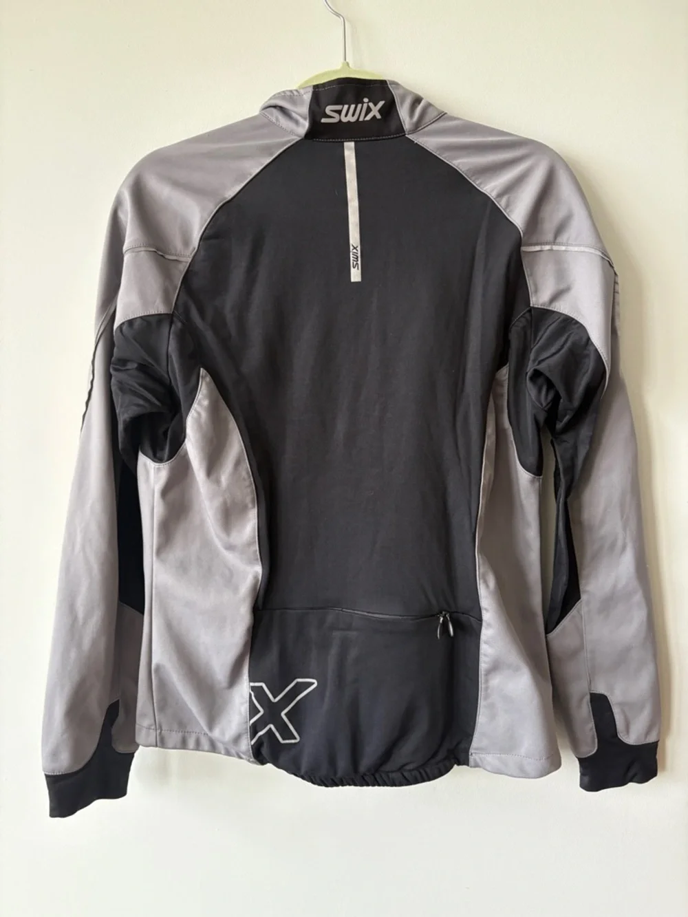 Swix Men's Grey Softshell Training Jacket - Picture 4 of 7